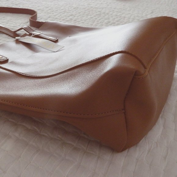 Henny + Lev Danielle VEGAN LEATHER 2-IN-1 Everyday Tote Bag w/Dust Cover NWT - Picture 5 of 16